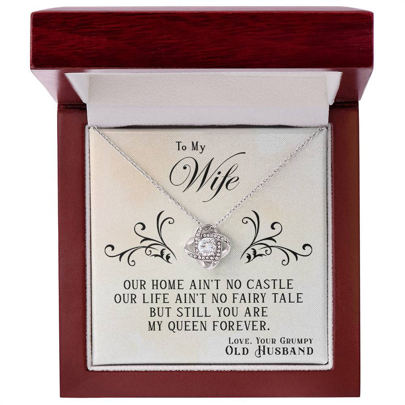 My Queen Forever - Love Knot Necklace