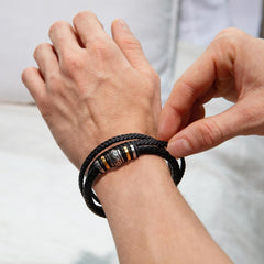 Your Love is not Just a Feeling - Means Leather Bracelet